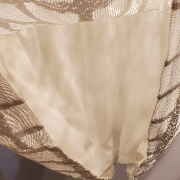 Anthropologie Finn & Clover Mesh Checkered Overlay Fit & Flare Mini Size Medium - Picture 5 of 6